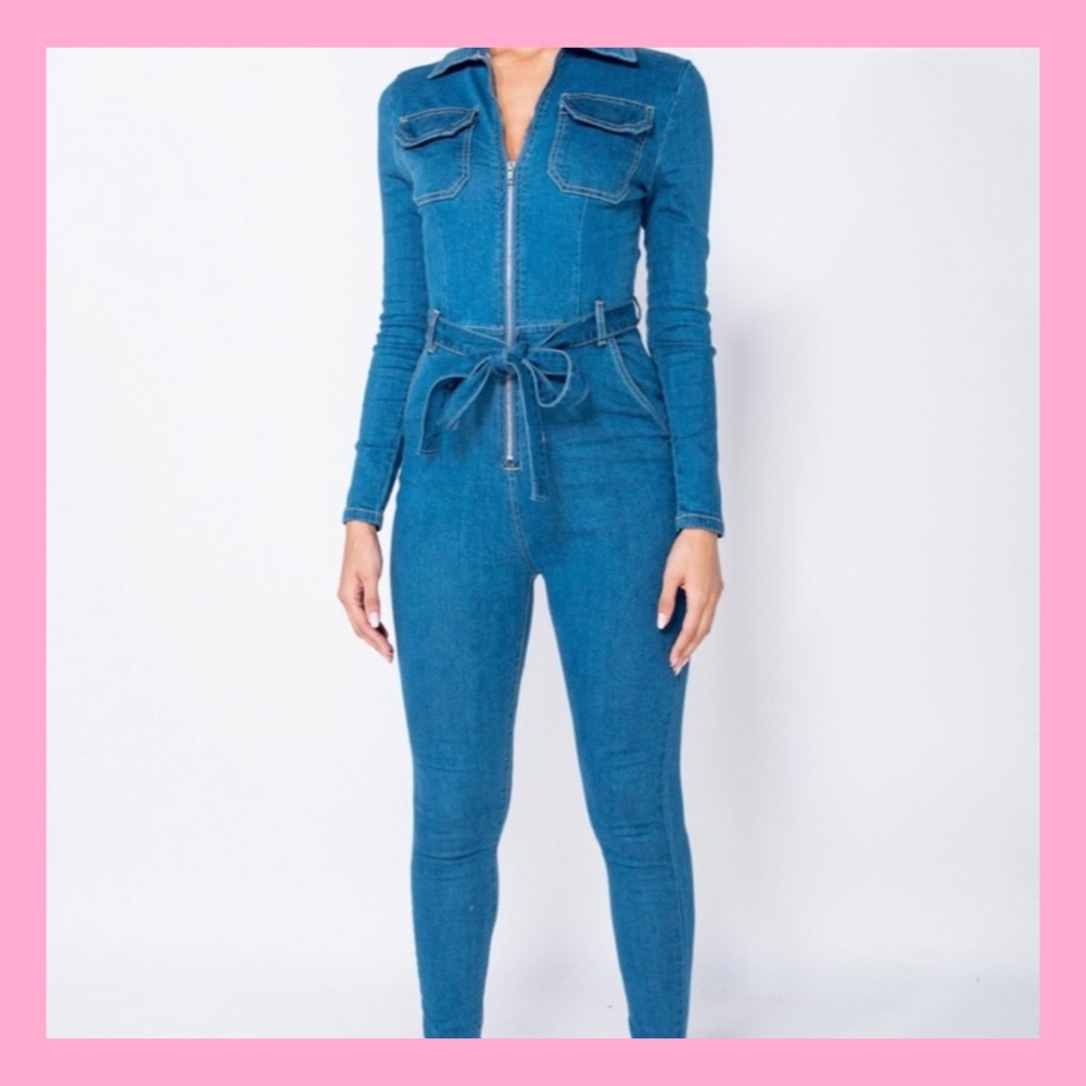 Stretchy denim Jean Jumpsuit 💙